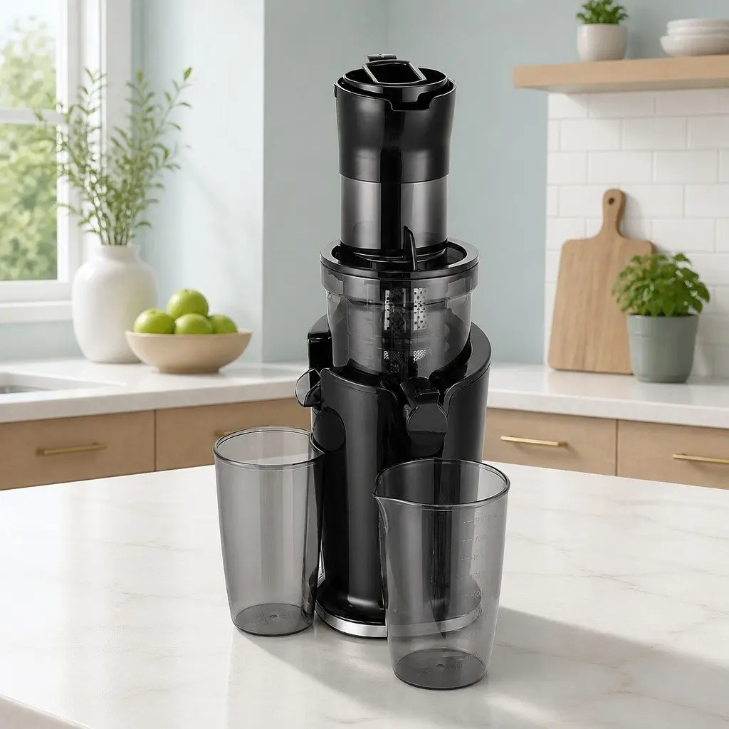 Slow Juicer with Low-Speed Masticating Auger