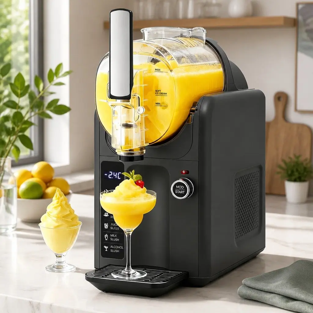 5-in-1 Slushie and Ice Cream Maker in Grey