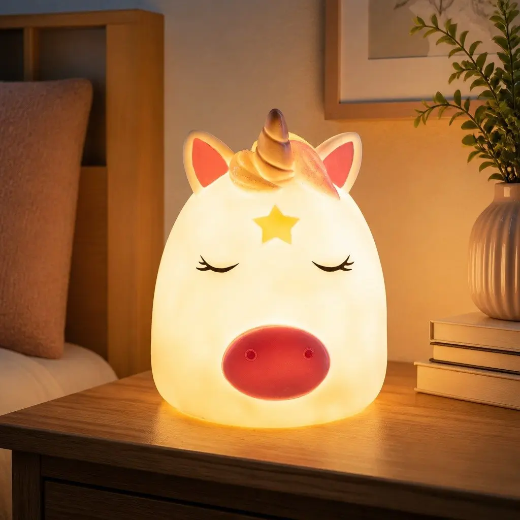 Unicorn Table Lamp for Kids' Rooms