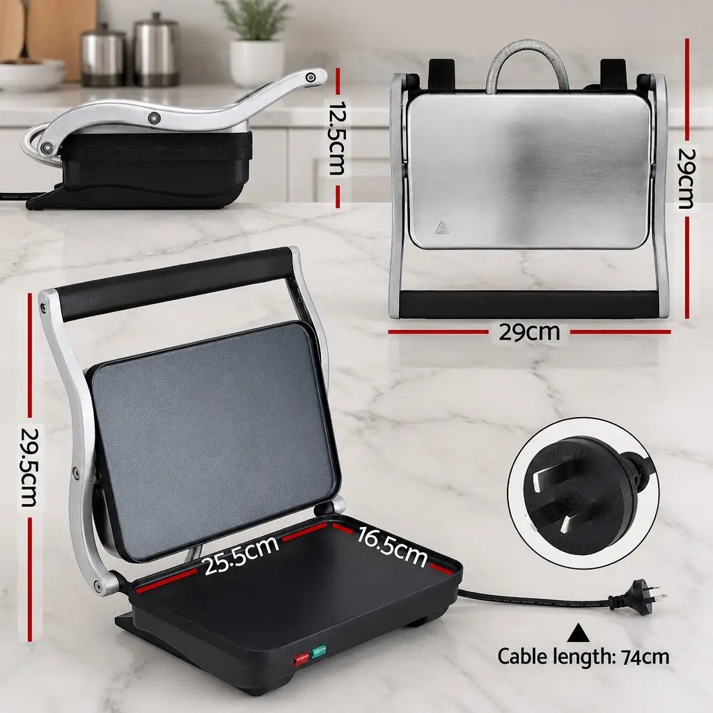 3-in-1 Sandwich Maker and Grill Appliance