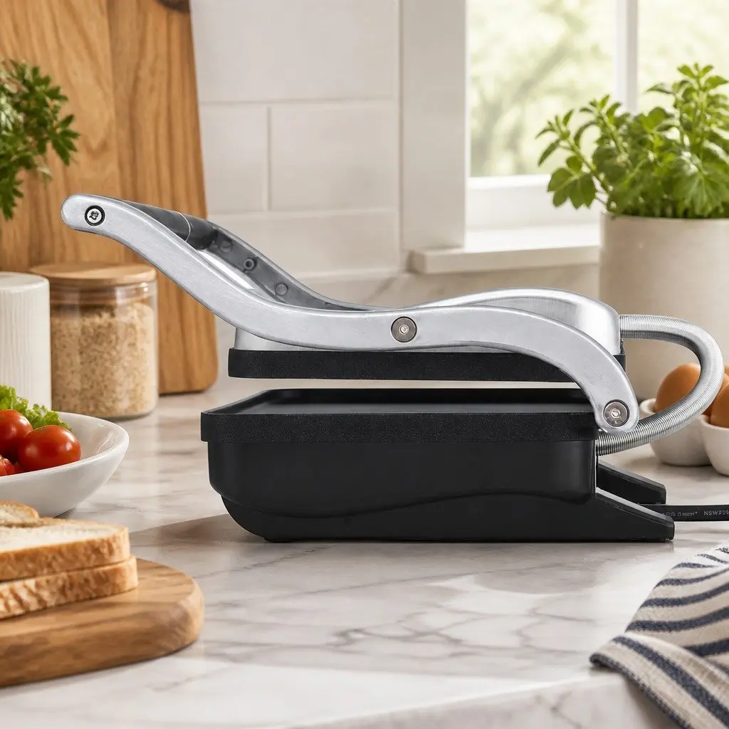 3-in-1 Sandwich Maker and Grill Appliance