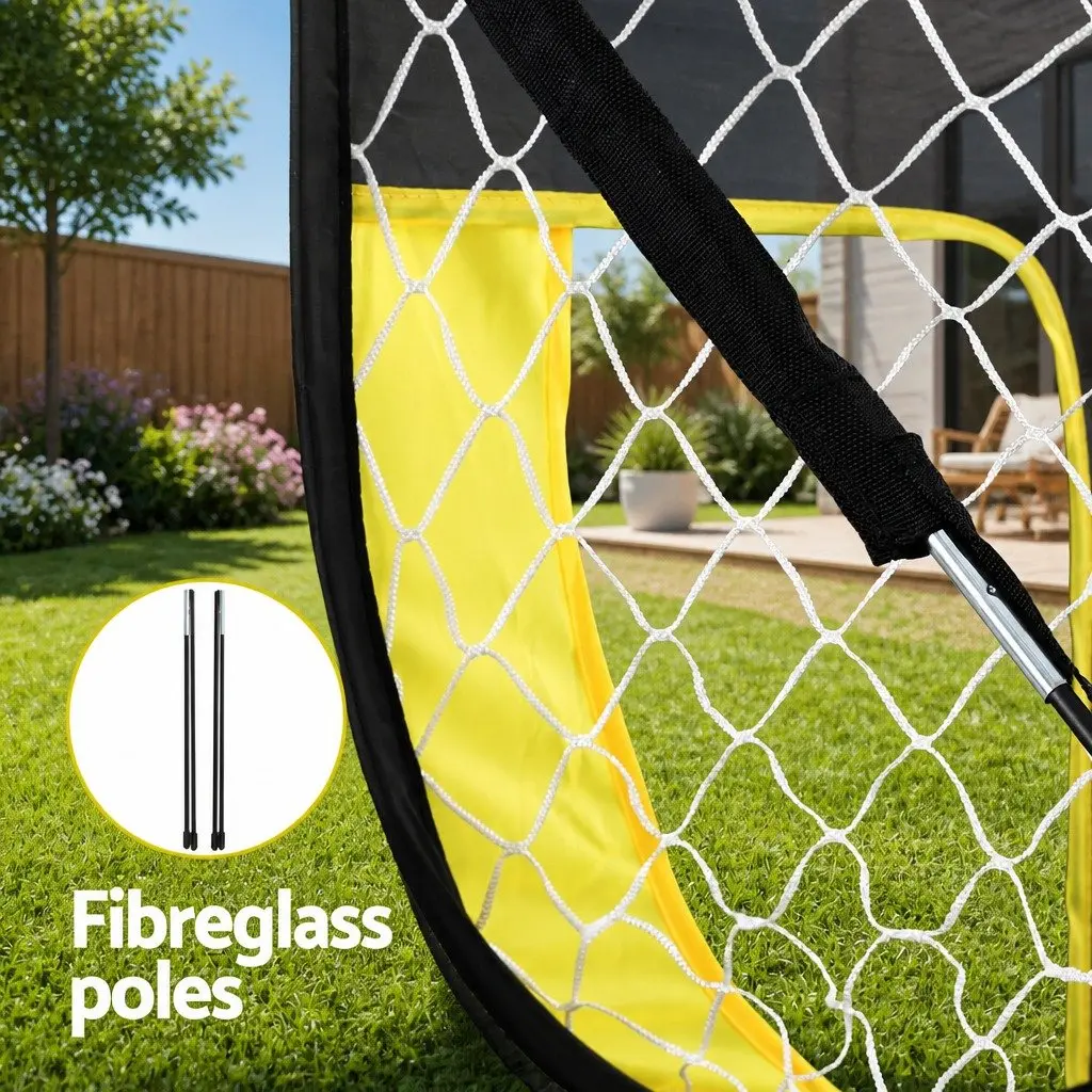 Soccer Goal Net Training Target Portable Polyester Green 107cm x 78cm x 78cm
