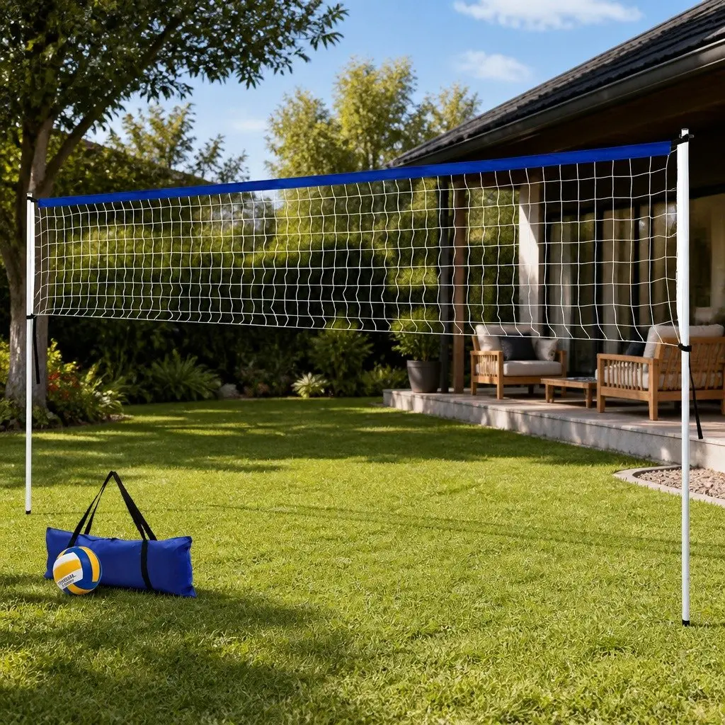 Portable Volleyball Net Set 6M with Adjustable Height