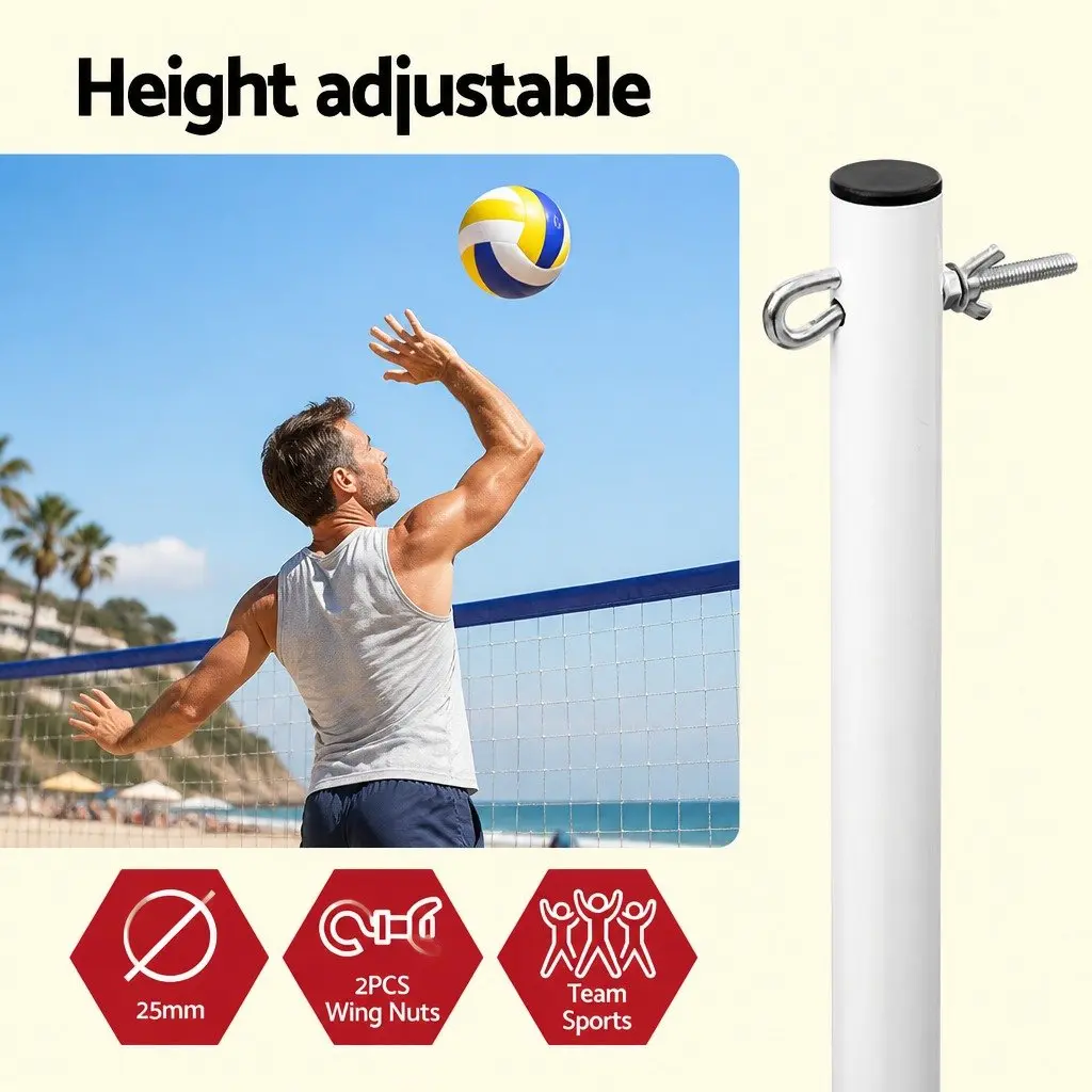Portable Volleyball Net Set 6M with Adjustable Height