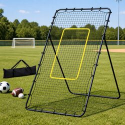 7ft Adjustable Multi-Sport Rebounder Net for Training
