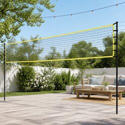 Durable 9M Height Adjustable Volleyball and Tennis Net Set