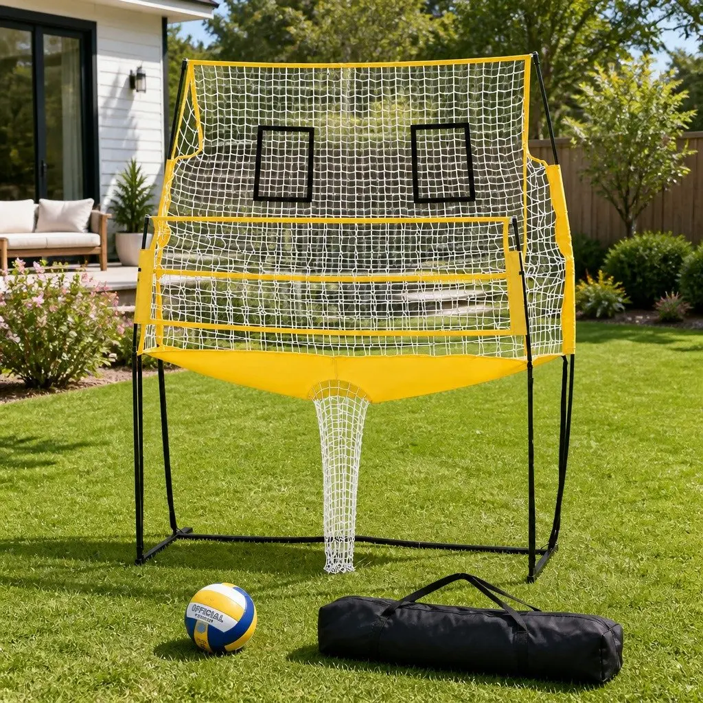 Adjustable Height Volleyball Net for Beach and Backyard