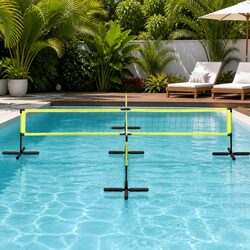 Durable Water Volleyball Pool Net Set with Floating Anchors