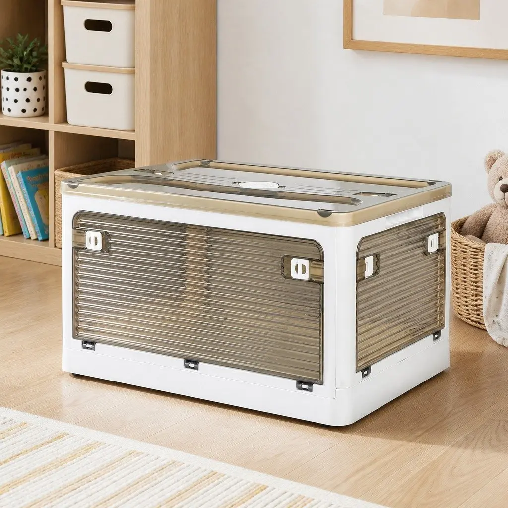 55L Stackable Storage Box Container with Lid