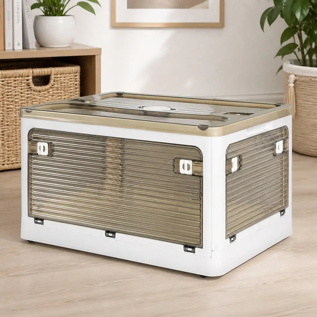 55L Stackable Storage Box Container with Lid