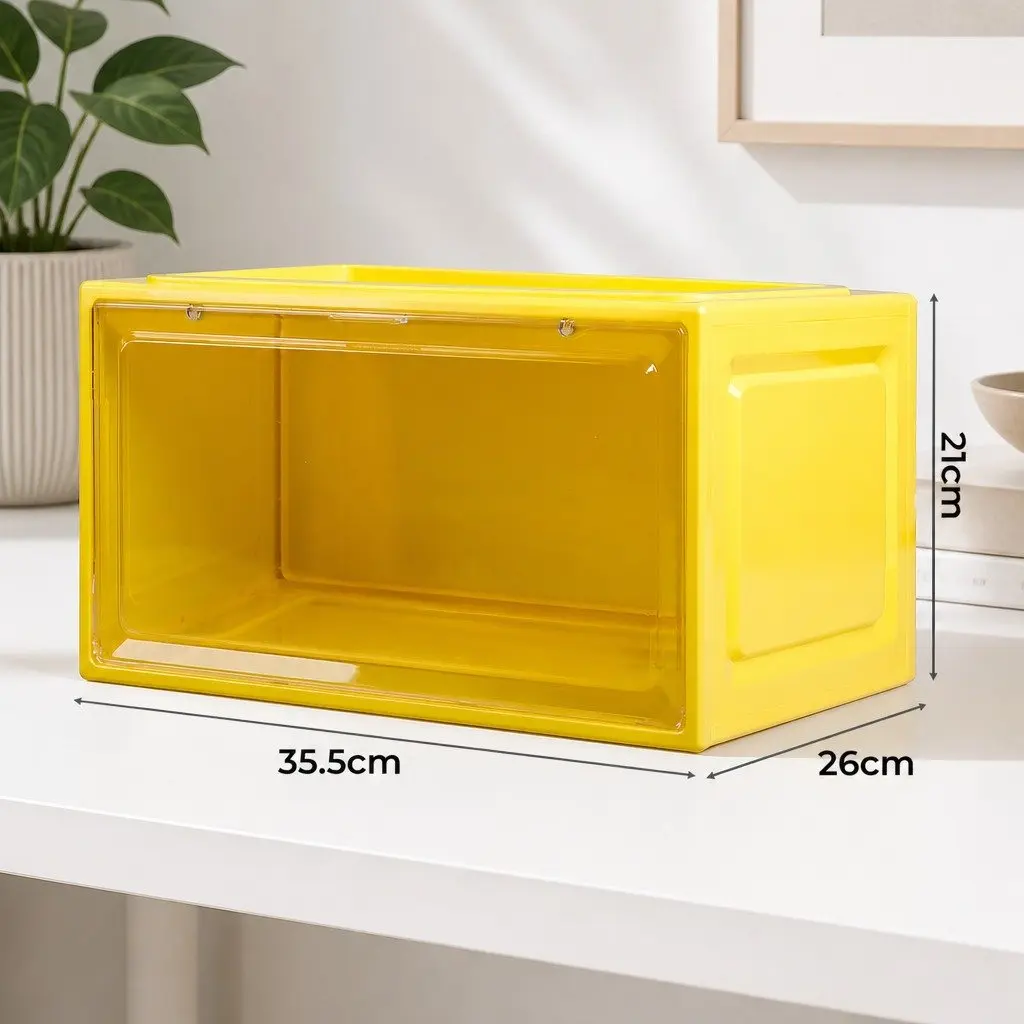 Clear Door Stackable Sneaker Display Case for Shoes