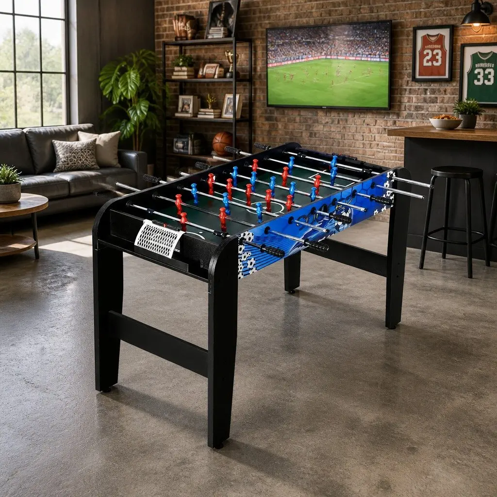 4FT Foosball Soccer Table for Family Fun