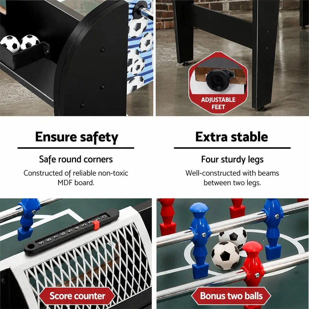 Foosball Table MDF 4FT Black