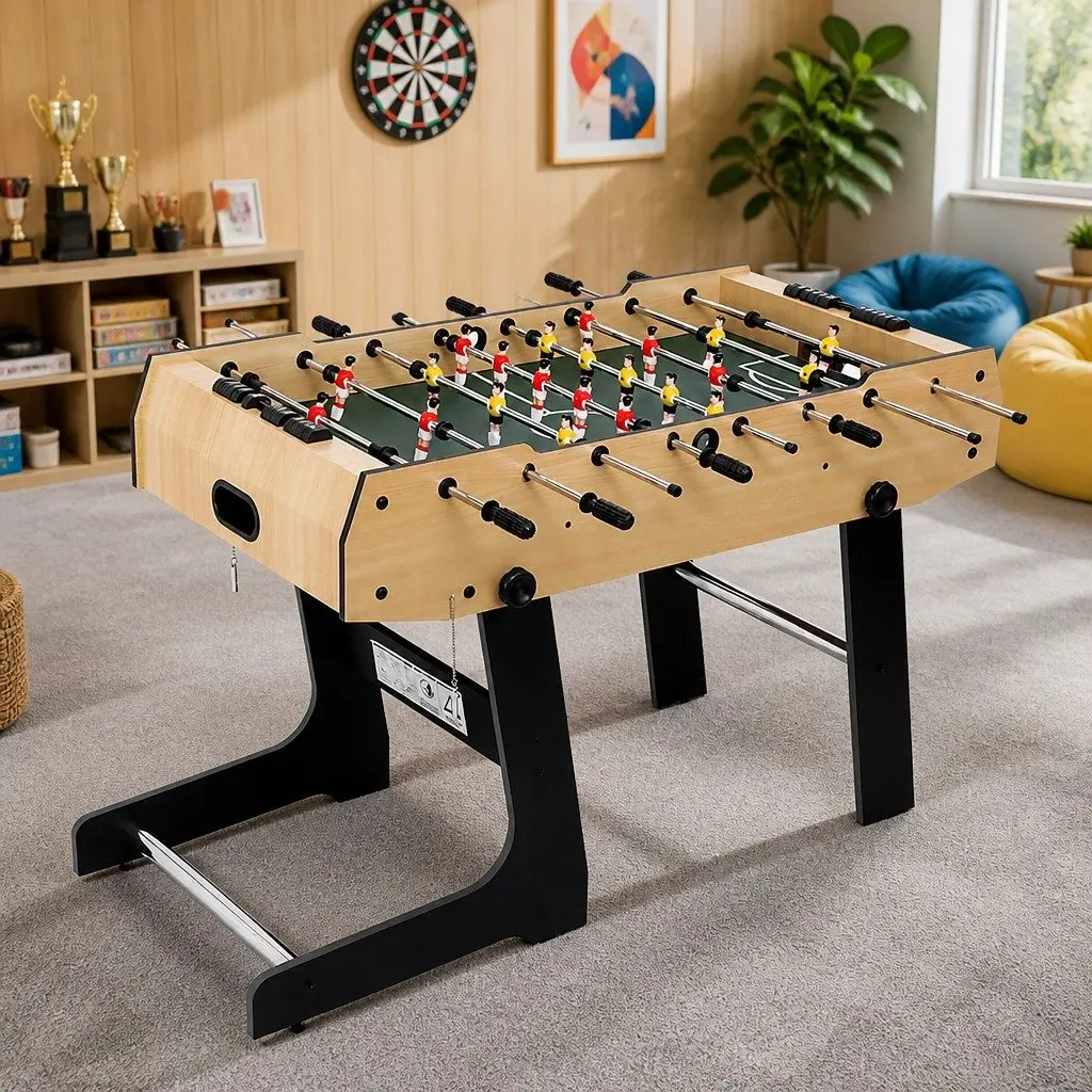4FT Foosball Soccer Table for Family Fun