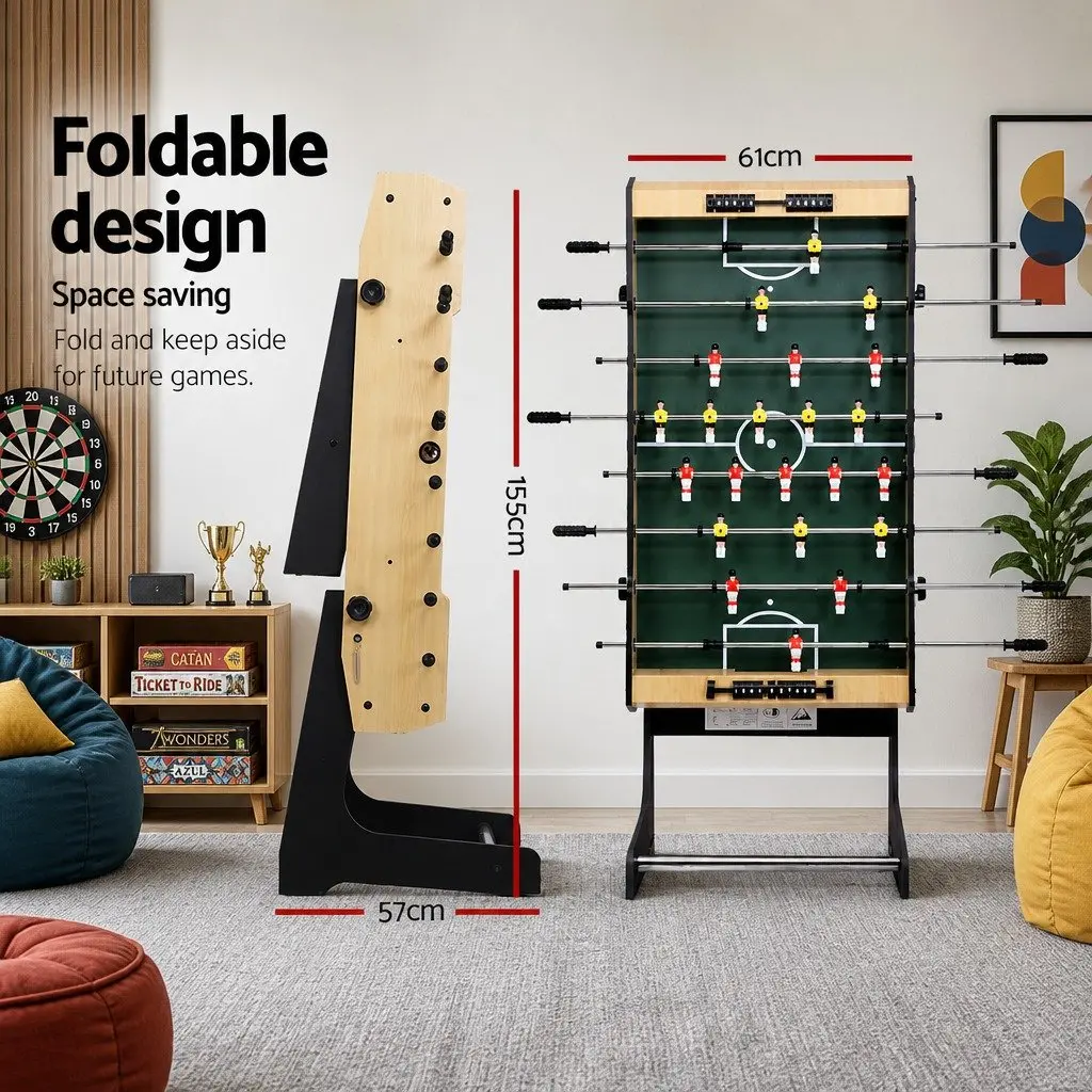 4FT Foosball Soccer Table for Family Fun