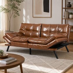Sofa Bed Futon Recliner 3-Seater Convertible Lounge Sleeper Couch