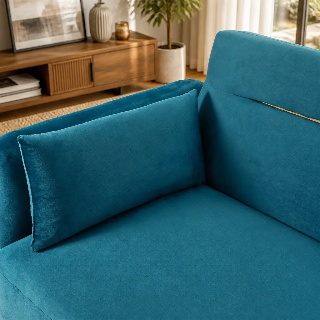 3-Seater Convertible Sofa Bed with Adjustable Backrest