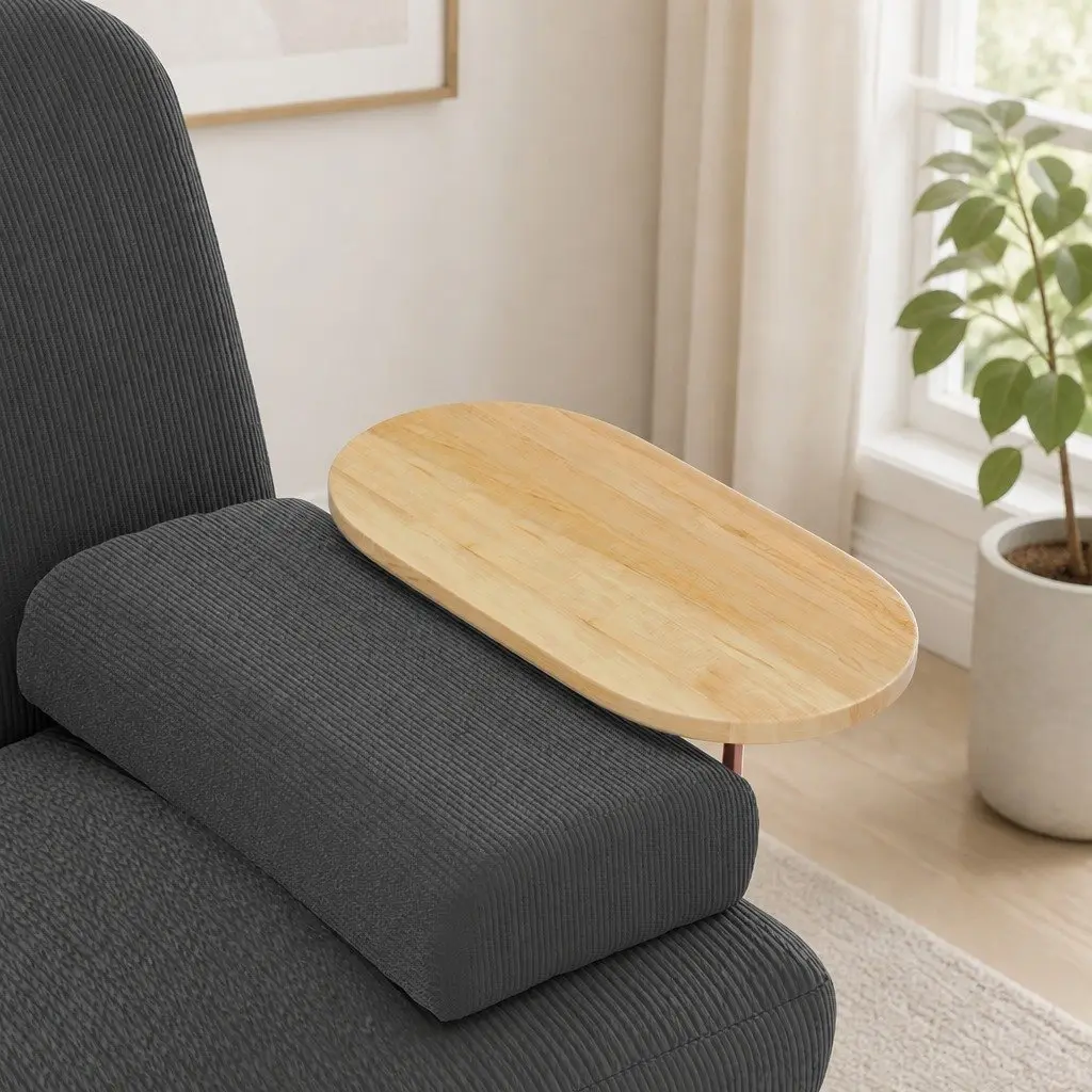 Convertible Sofa Bed with USB Charging Grey