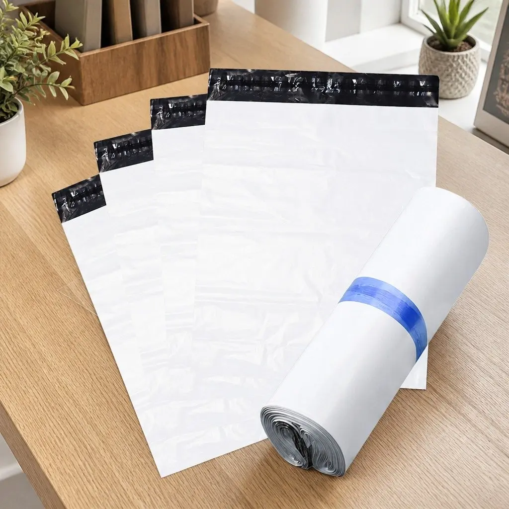 100x Self-Sealing Poly Post Mailer Bags