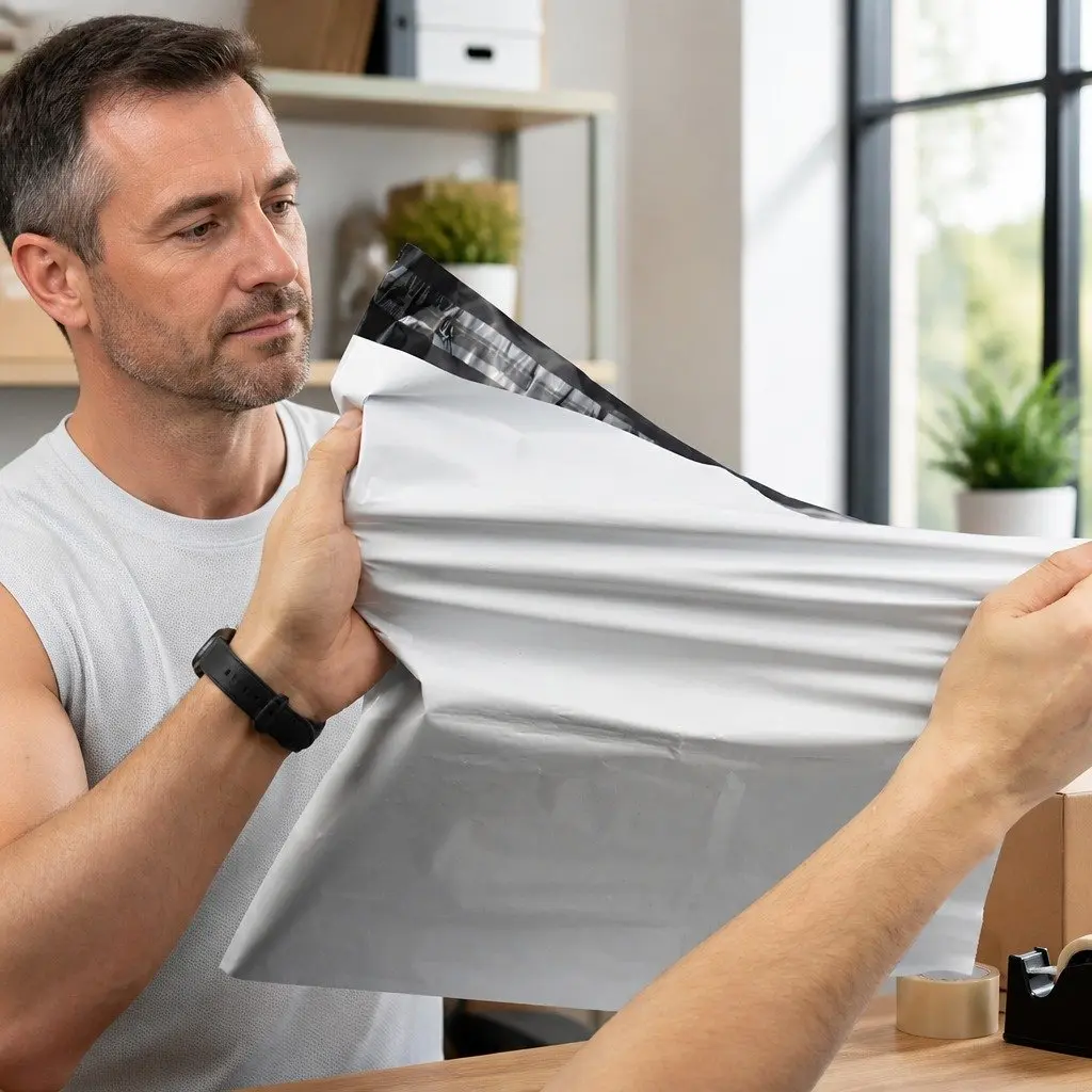 100x Self-Sealing Poly Post Mailer Bags