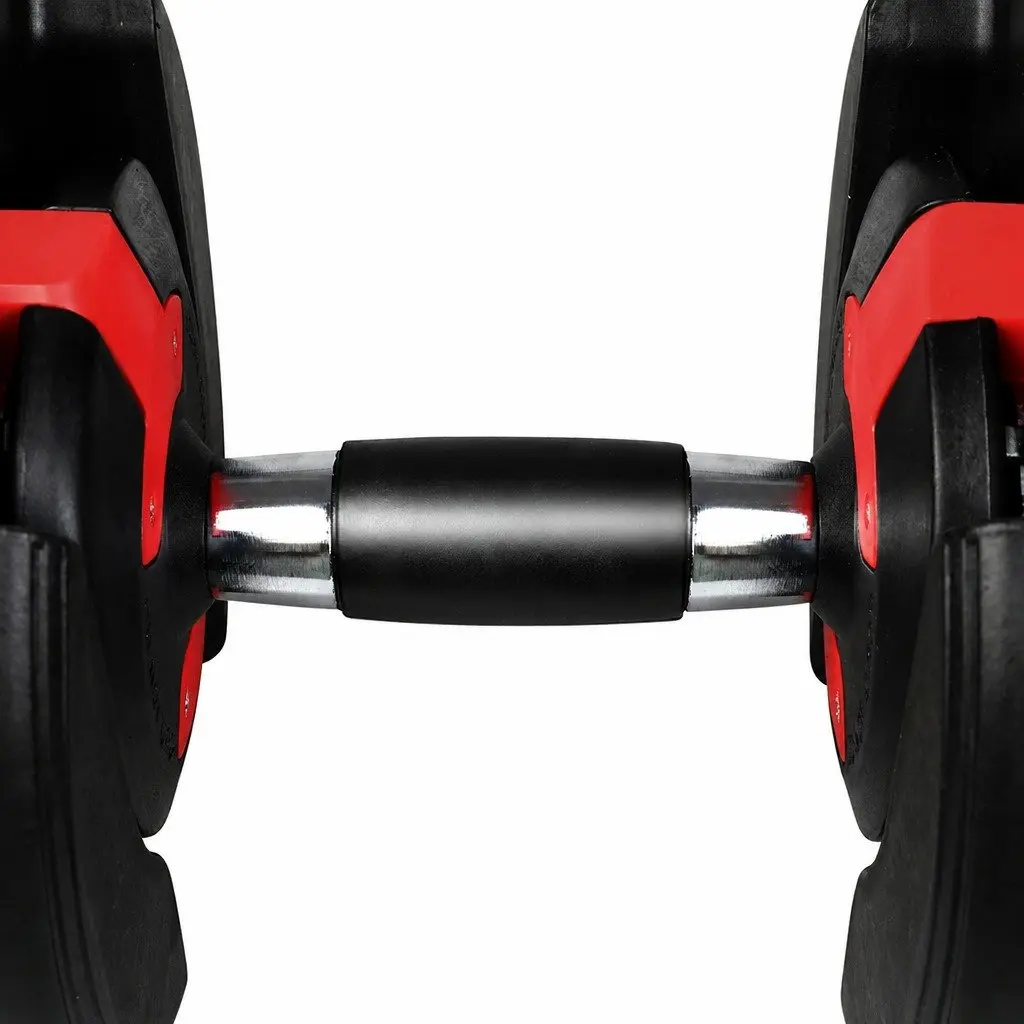 Adjustable Dumbbell Set 24kg with Quick-Dial Rack