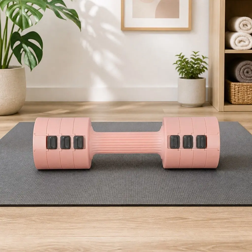 Adjustable Dumbbells Set 1kg to 5kg Pink