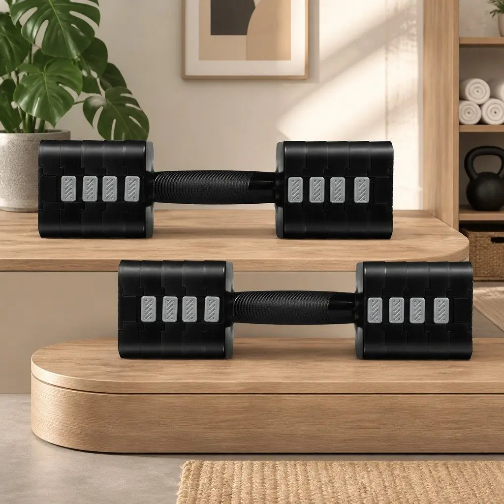 Adjustable Dumbbells Pair 2.8kg-10kg
