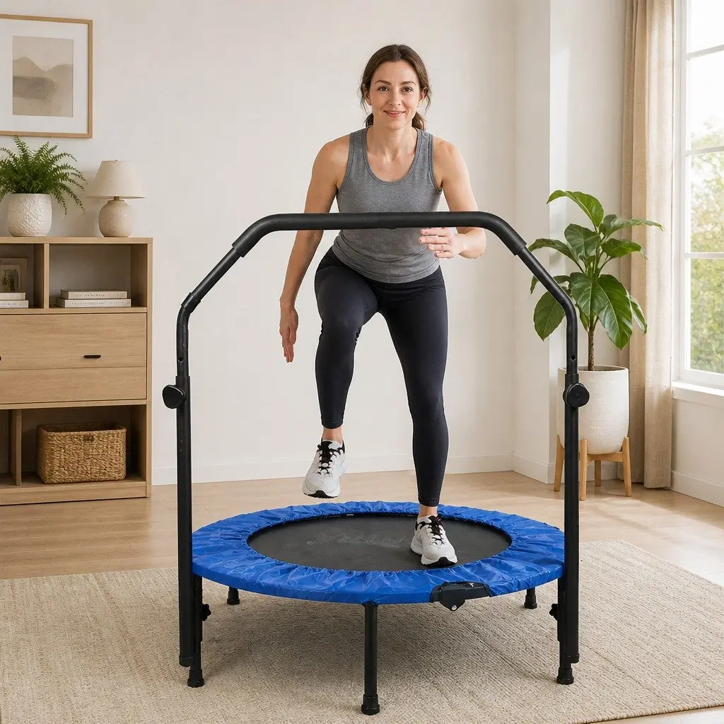 Mini Trampoline 420D Oxford Fabric 40 Inch Black