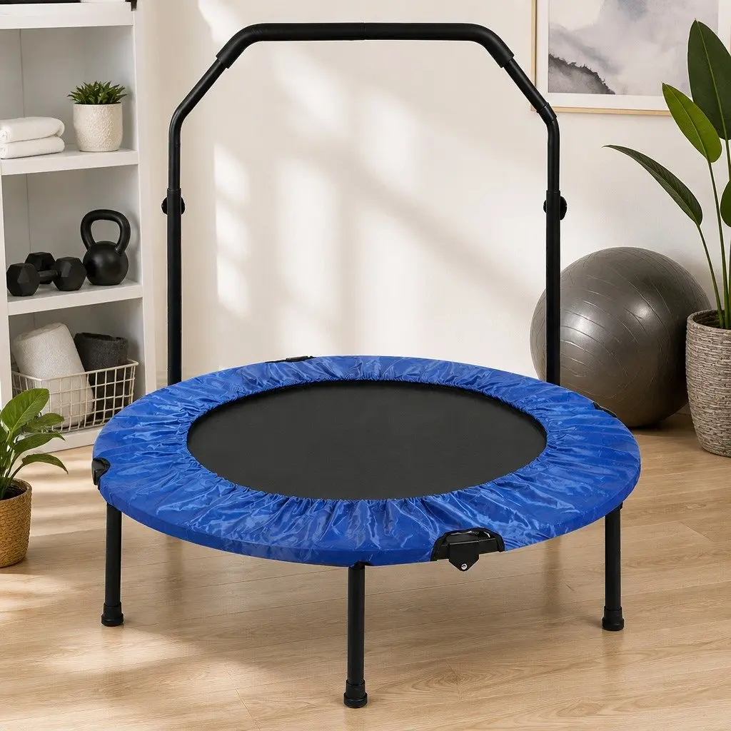Mini Trampoline 420D Oxford Fabric 40 Inch Black