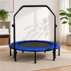 Durable 48 Inch Foldable Mini Trampoline for Fitness