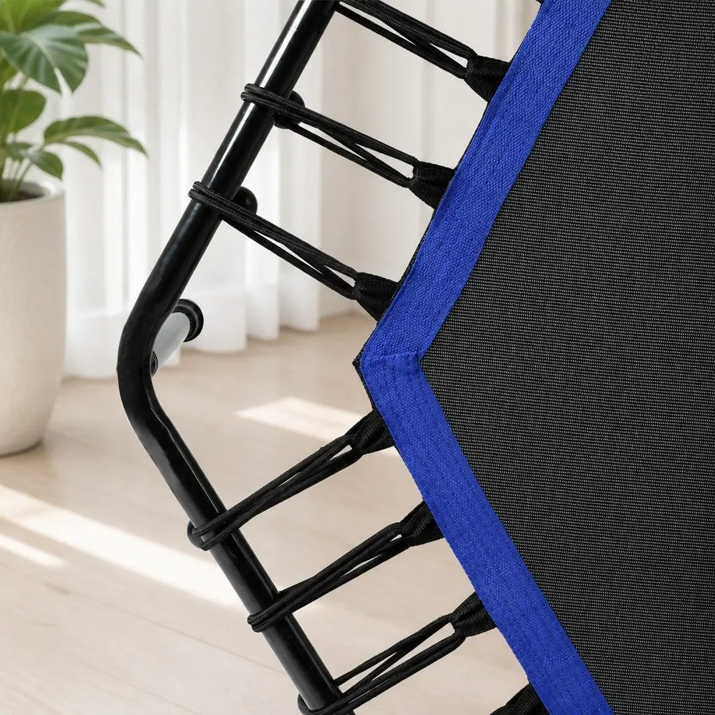 48-Inch Mini Trampoline for Adults with Adjustable Handlebar
