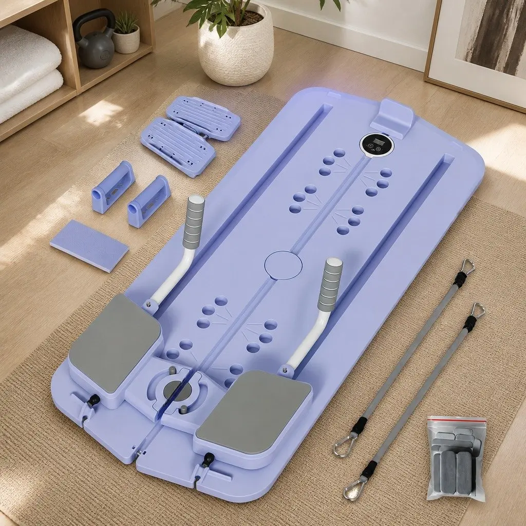 Pilates Board ABS PP 93cm x 41cm x 8cm Purple