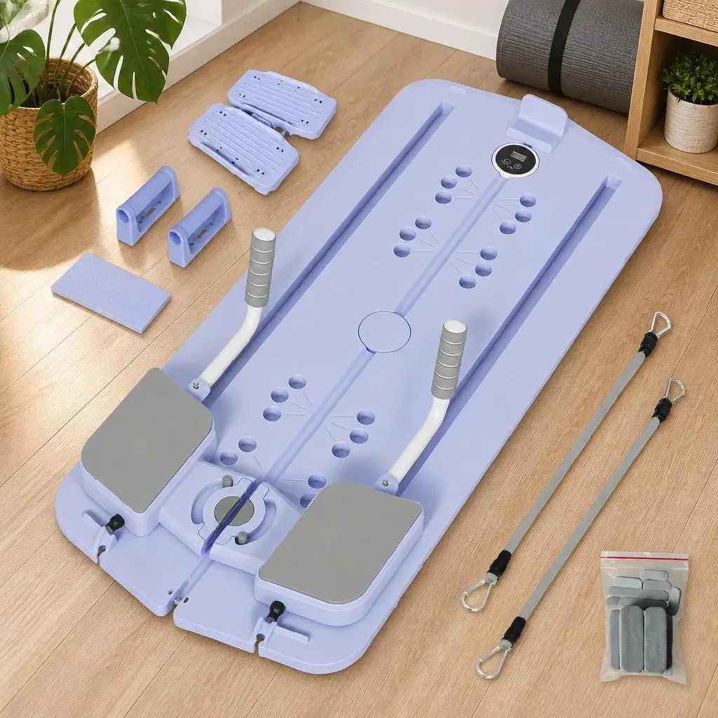 Pilates Board ABS PP 93cm x 41cm x 8cm Purple