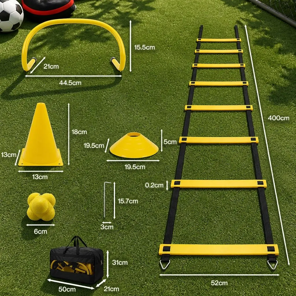 39Pcs Agility Training Set with Speed Ladder