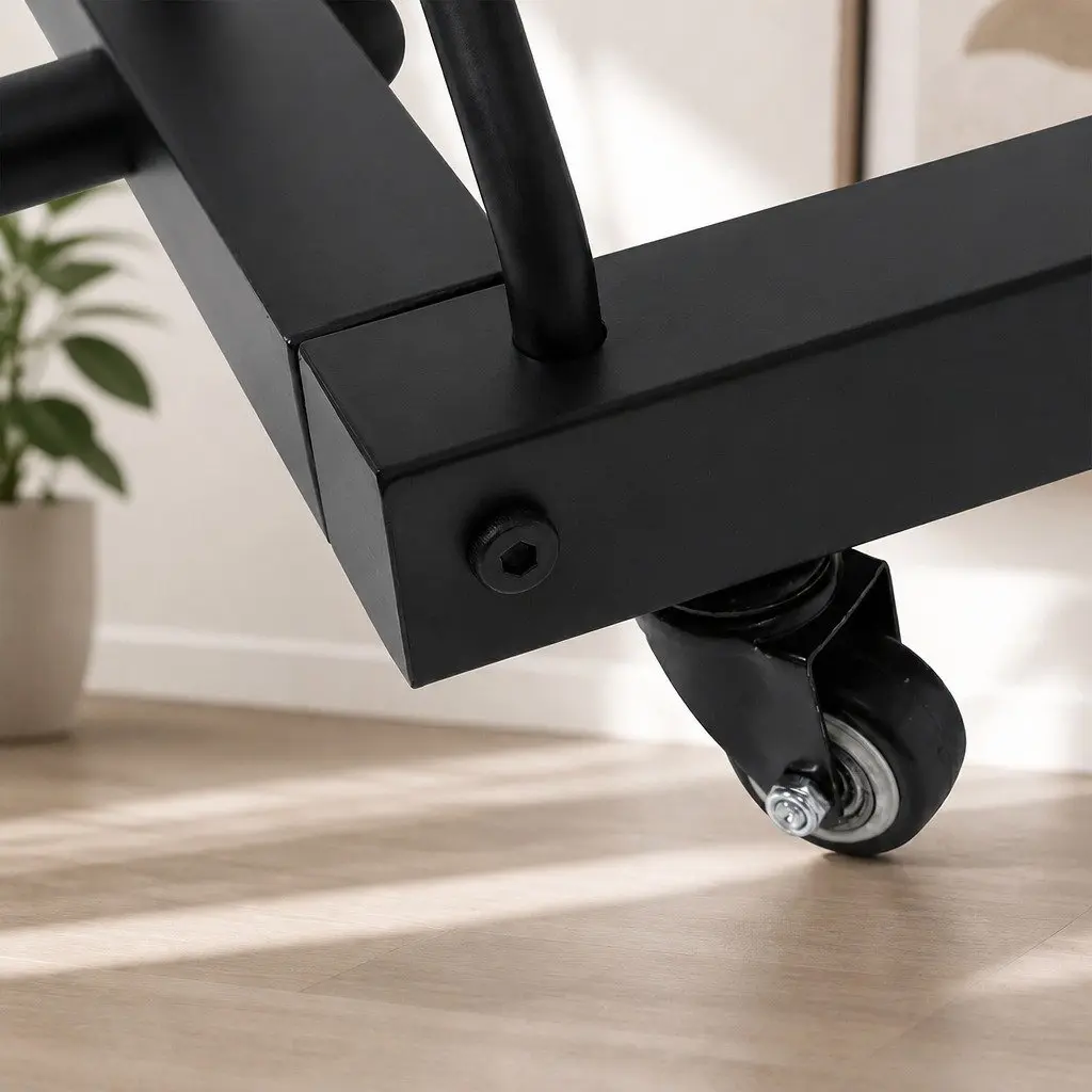 Horizontal Bumper Plate Rack with Wheels