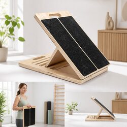 Durable Adjustable Wooden Calf Stretcher with Anti-Slip Surface