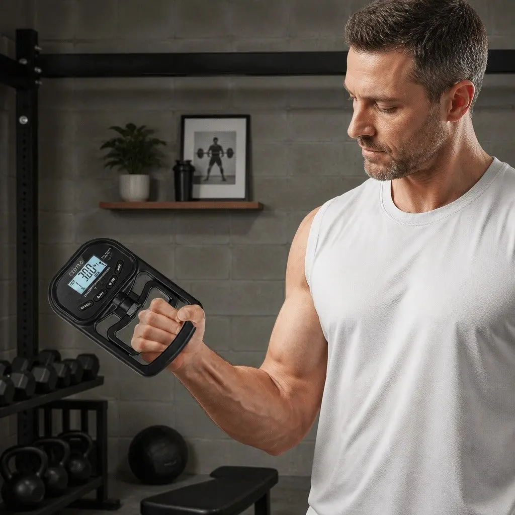 Digital Grip Strength Trainer with LCD Display