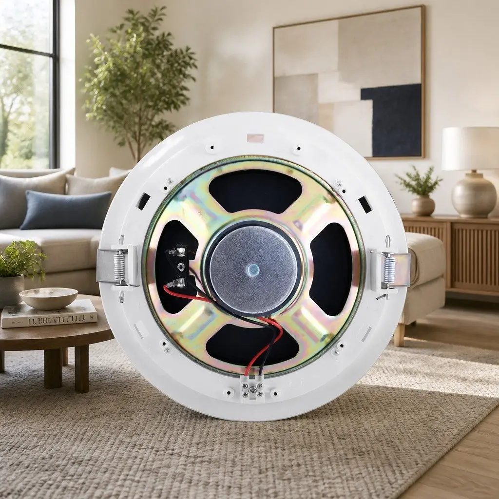 6 Inch Ceiling Speakers ABS White 4pcs