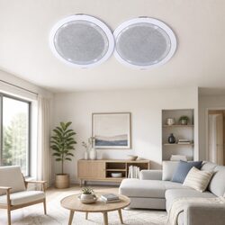High-Quality 6" In-Ceiling Speaker Pair for Home Theatre