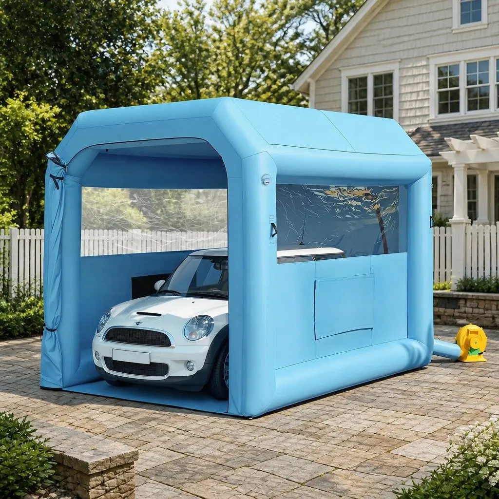 Inflatable Paint Booth 2.5x2.5x3M with Blower