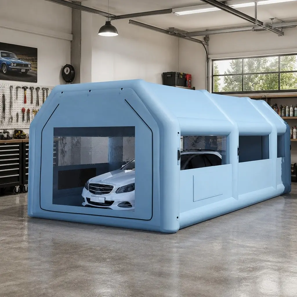 Inflatable Spray Paint Booth 8.5x4.6m with Filters