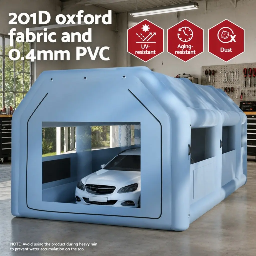 Inflatable Spray Paint Booth 8.5x4.6m with Filters