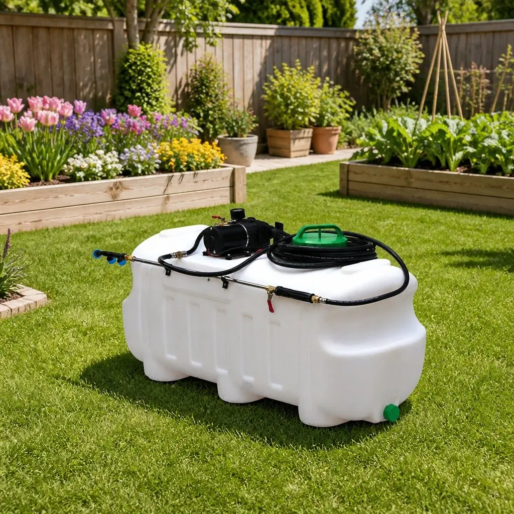 Weed Sprayer 100L Tank Black 1.5M Boom Garden Spray System