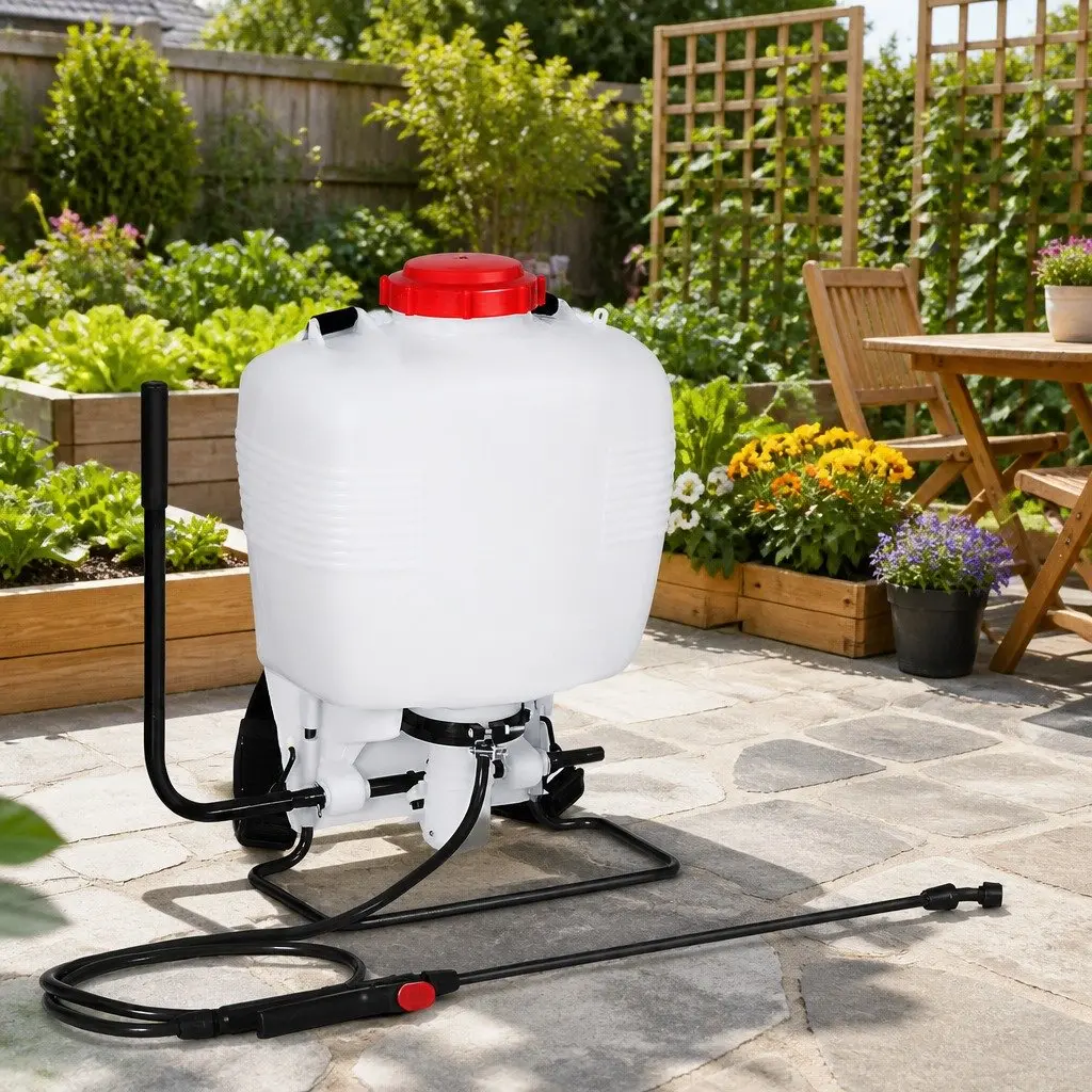 Backpack Sprayer Plastic 15L White and Red