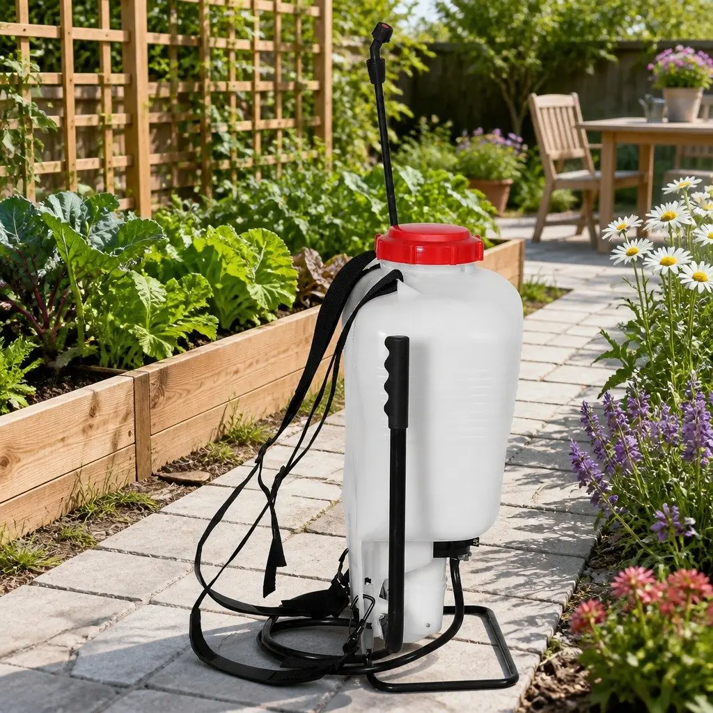 Backpack Sprayer Plastic 15L White and Red