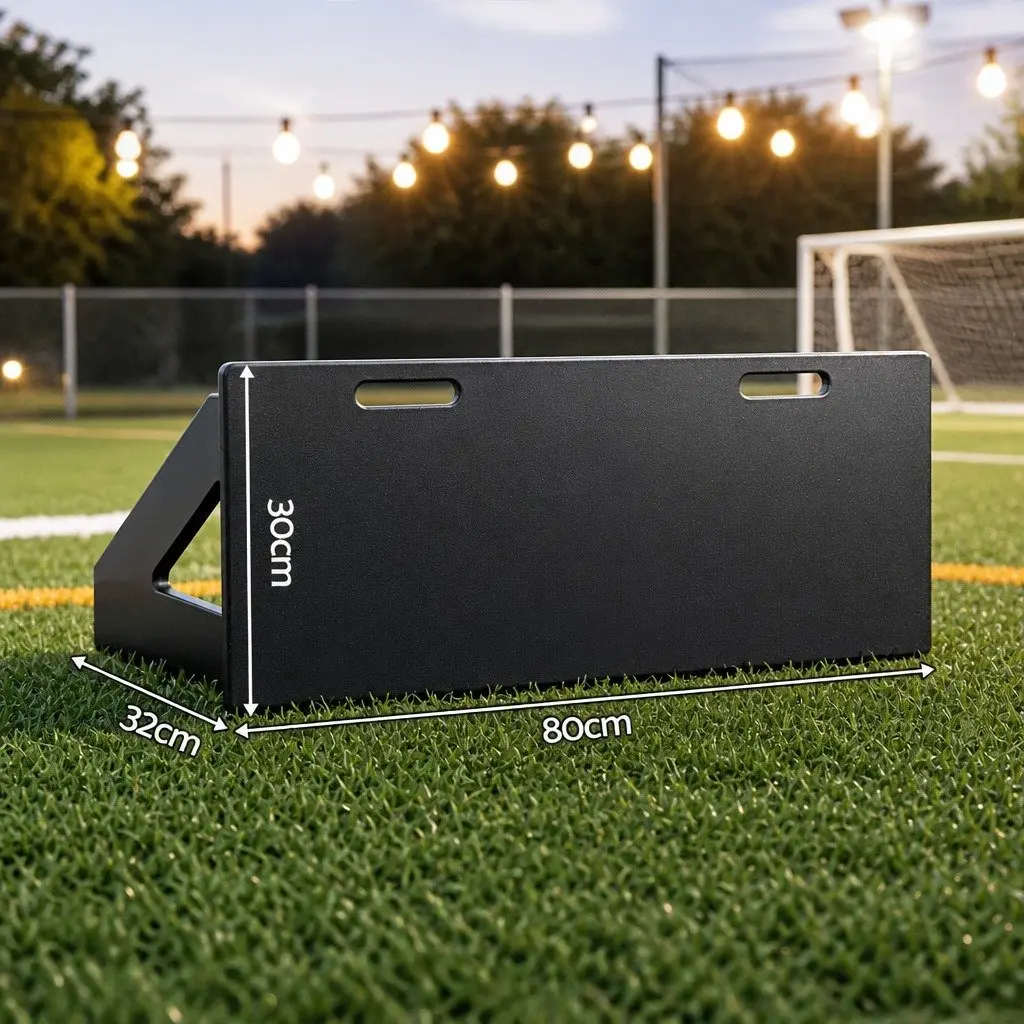 Soccer Rebounder Board HDPE 80cm x 30cm Black