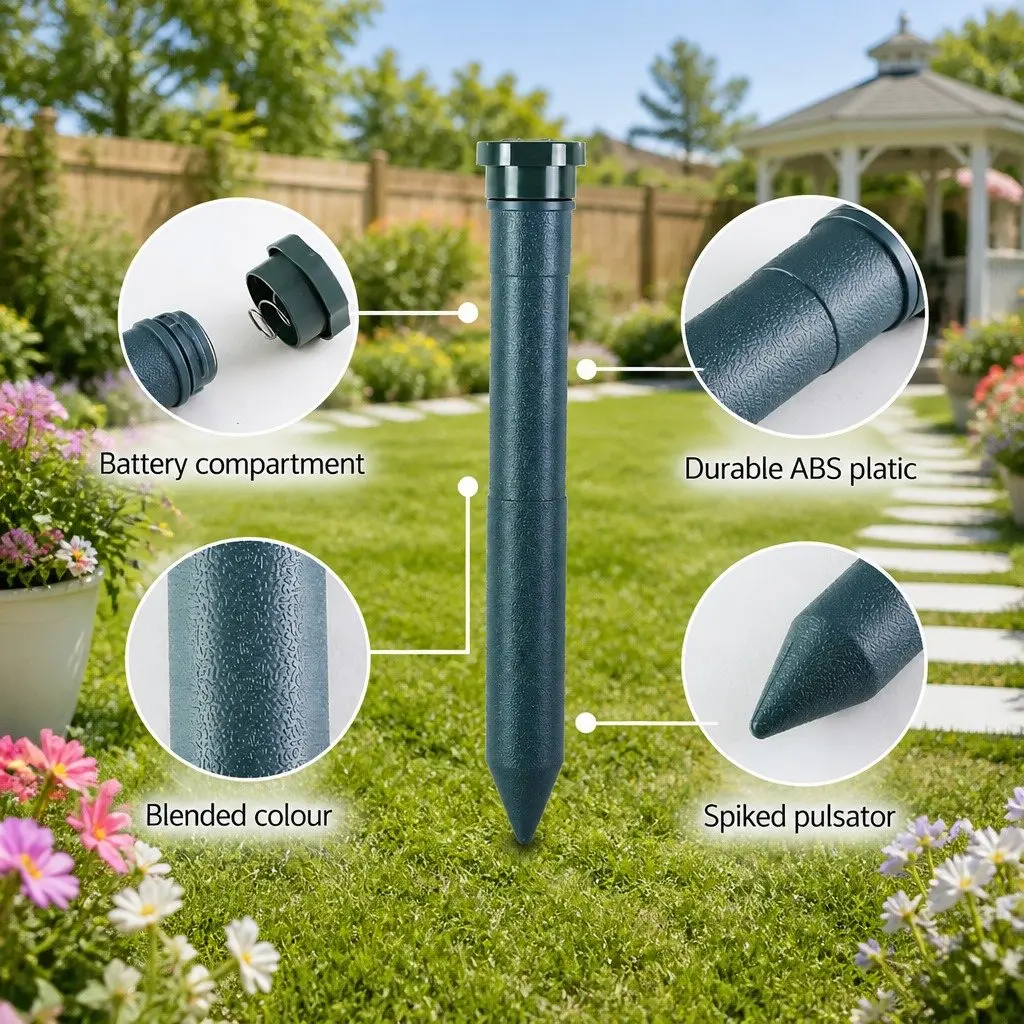 Ultrasonic Snake Repeller for Garden Pest Control