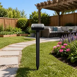 Solar Powered Snake Repellers – Set of 4 for Gardens and Farms