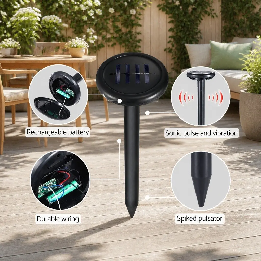 Solar Powered Snake Repeller 12 Piece Set