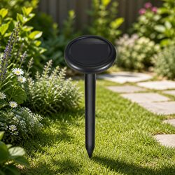 4 Pack Solar-Powered Ultrasonic Snake Repeller for Gardens